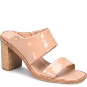 NEW SOFFT women's sheila summer sandal in camel patent